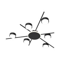 Светильник под лампу PANAMERA 6хGX53 IP20 черный Violux ( 340122 )