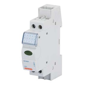 Зеленый модульный LED индикатор GEWISS 16А 230В 1М
