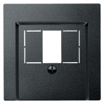 Накладка для телекоммуникационной розетки антрацит Merten, MTN297914