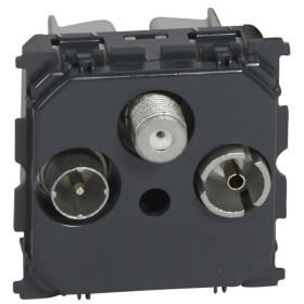 TV-FM-SAT розетка Legrand Celiane (067388)