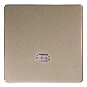 Одинарна кнопка E.Next e.lux.11651L.pn.l.nickel з підсвіткою нікель (ins0040007)