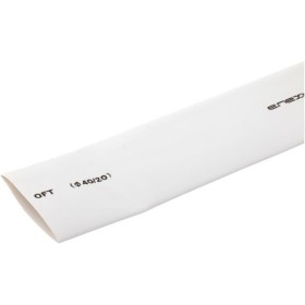 Біла термозбіжна трубка E.Next s024097 40,0/20,0мм (1м)