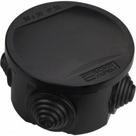 Распределительная коробка Аско-Укрем UAtmo Jet Black 50*50