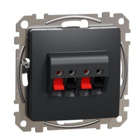 Аудіорозетка Schneider Electric Sedna Design & Elements чорна SDD114411