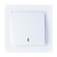 Вимикач Nilson Thor білий 1кл прохідний ( 27111007 )