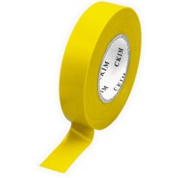 Изолента СКИМ 0,15мм х 18мм / 20м желтая ( С0201018 )