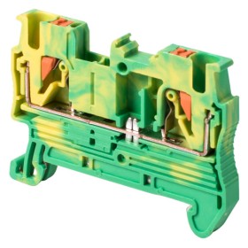 Наборная клеммная колодка заземления E.Next e.tc.z.din.spring.2,5 на DIN-рейке (s070013)