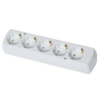 Колодка подовжувача SEZ GN-570 S BI 5 гнізд з заземленням