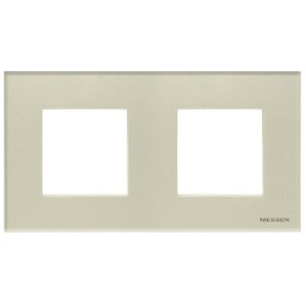 Двомісна рамка ABB Zenit N2272 CP скло (перли)