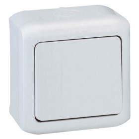 Выключатель 1 клавишный Legrand Forix серый