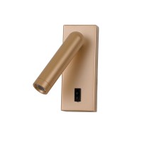 Бра, настінний світильник Italux WL-46376-1-GD Nova LED 1x2.5W 3000K 153Lm IP20 золотий