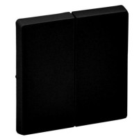 Клавиша 2-кл. выключателя Legrand Valena Life черная матовая