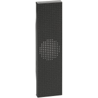 Лицьова панель для дзвінка Bticino Living Now KG15 на 1 модуль (чорна)