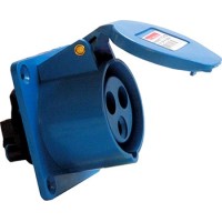 Вбудована силова розетка E.Next e.socket.pro.5.16.wall 5п 16А 380В (p012014)