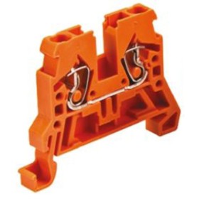 Двопровідна компактна клема Wago 870-902 TS35 (оранжева)