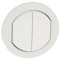 Клавиша двухклавишного выключателя Legrand Celiane (067802) IP44 (белый)