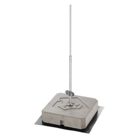 Блискавкоприймач Leo Lightman 2м Al з бетонною основою (407206)