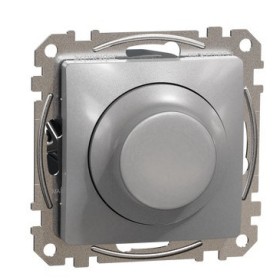 Поворотний світлорегулятор Schneider Electric Sedna Design & Elements RC 3-370 Вт алюміній SDD113501