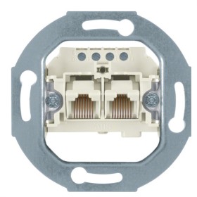 Розетка UAE 2 x 8(4)-полюсная (механизм) Berker