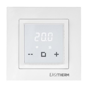 Програмований терморегулятор Easytherm ET40 з функцією WI-FI 16А 3200Вт (білий)