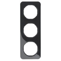 Рамка 3-місна, чорна Berker R.1