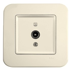 Розетка TV кремова VIKO Rollina