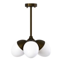 Люстра Pikart 35147-4 Burgeon E14 3x60W IP20 коричнева
