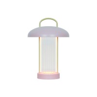 Настольная лампа с аккумулятором Nordlux 2512505057 Mirano LED 1x3W 3000K 150Lm IP20 розовая