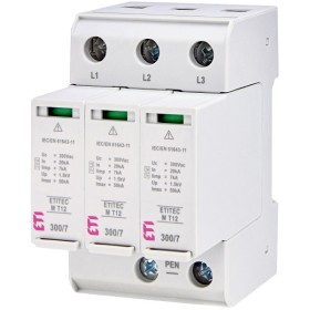 Ограничитель перенапряжения ETI 002440504 ETITEC M T12 300/7 (3+0 3p TNC)