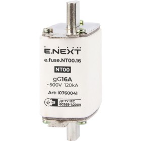 Плавкий предохранитель E.Next e.fuse.NT00.16 габарит 00 16А (i0760041)