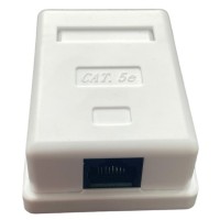 Однопортова розетка GEAR RJ45x1 UTP Cat.5e 8P8C