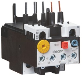 Тепловое реле Hager EVB004A 2,4-4,0А к EV007...EV015 1NO+1NC