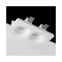 Гіпсовий точковий врізний світильник Imperium Light 150215.01.01 Rondo GU10/GU5.3 2x50W IP20