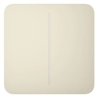 Клавіша розумного вимикача 2кл Ajax 46018.144.IV SoloButton для LightSwitch слонова кістка (29832)