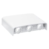 Накладной светильник Maxus MWL 6Вт 3000/4100/6500К IP65 WH Square (1-MWL-6W-WHS)