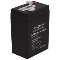 Аккумулятор LogicPower AGM LPM 6-4.5 AH 6В