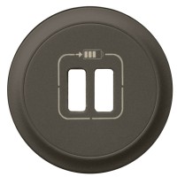 Накладка 2хUSB розетки Legrand Celiane (067956) (графит)