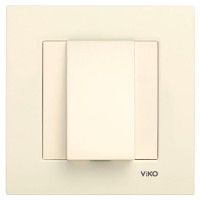 Накладка для вывода кабеля, кремовая, Karre