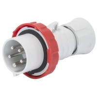 Переносная вилка GEWISS IP67 3P+N+E 32A 400В (GW60042H)