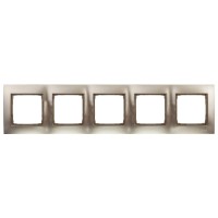 П'ятимісна рамка Kontakt Simon Simon 54 Premium DR5/44 (золото)