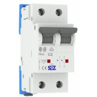 Двополюсний автомат SEZ 62 C 2А 2P (PR62C2A)