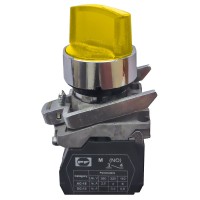 Переключатель Promfactor FP4-BK3565230 2NО желтый (FP4-BK3565230)