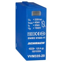 Сменный модуль защитного разрядника Schrack IS010354 Vartec 355В 20кА класс C