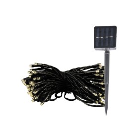 Гирлянда на солнечной батарее Goldlux 316745 Shine LED 3000K IP44 черная