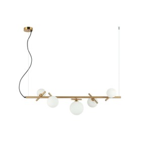 Підвісний світильник, люстра Italux PND-5622-5-BRO-W Reverso G9 5x25W IP20 Золотий