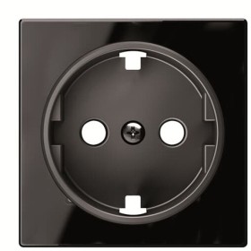 Центральная плата розетки ABB Sky 2CLA858800A2501 8588 CN с заземлением (черное стекло)