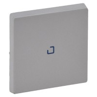 Клавиша выключателя с подсветкой Legrand Valena Life алюминий