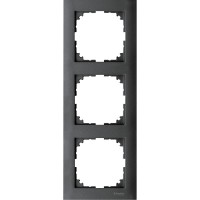 Трьохмісна рамка Schneider Electric M-PURE MTN4030-3614 антрацит