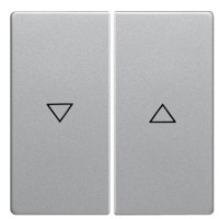 Двоклавішна клавіша вимикача Berker Qx 16256084 із символом «Стрілка» (алюміній)