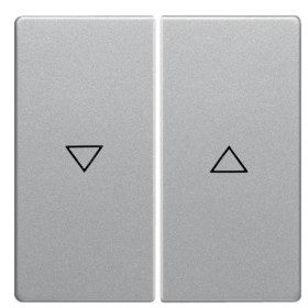 Двоклавішна клавіша вимикача Berker Qx 16256084 із символом «Стрілка» (алюміній)